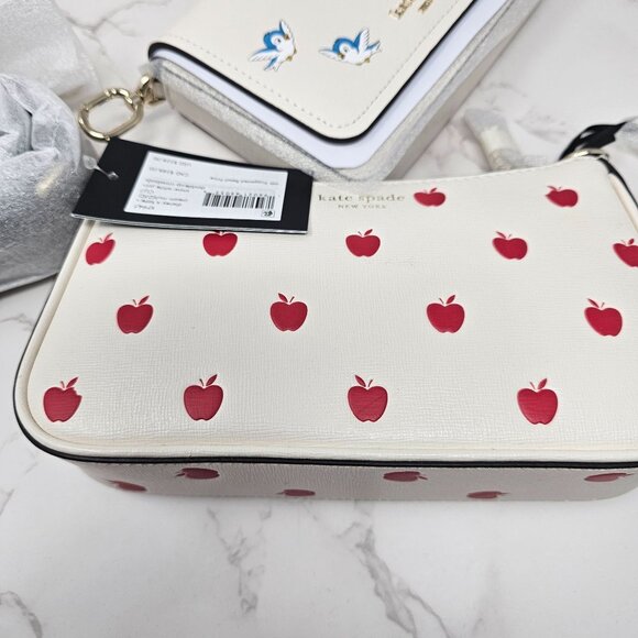 NEW! Disney X Kate Spade New York Snow White Double Up Crossbody - Picture 3 of 10